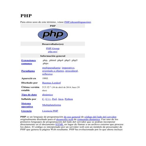 Php tarea