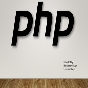 Php | PPT
