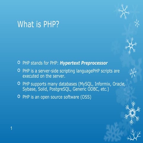 PHP - Web Development | PPT | Web Development | Internet