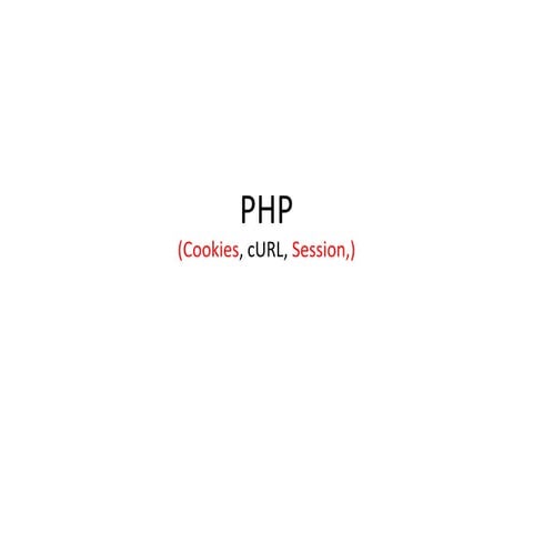 Php Basics part 1