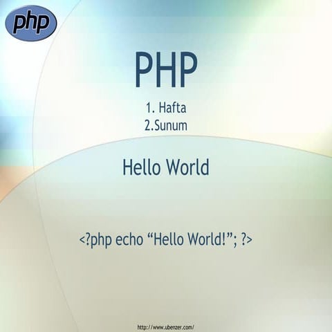 PHP Sunusu - 2