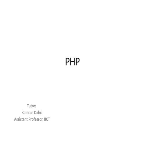 PHP PROGRAMMING PHP PROGRAMMING PHP PROGRAMMING PHP PROGRAMMING | PPTX