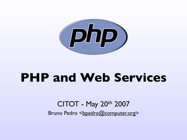 Php and-web-services-24402
