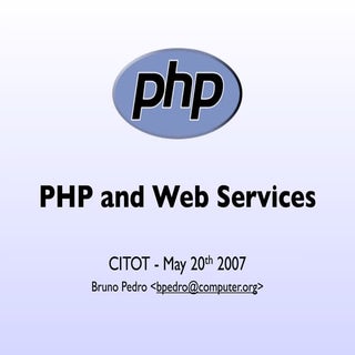 PHP and Web Services