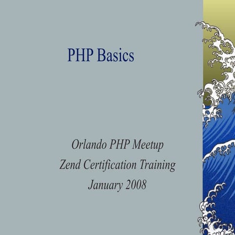 Php Chapter 1 Training | PPT | Web Development | Internet