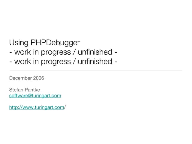 Php Debugger