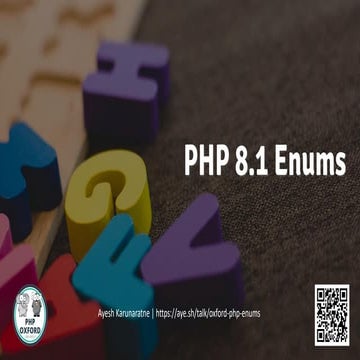 PHP 8.1: Enums | PDF