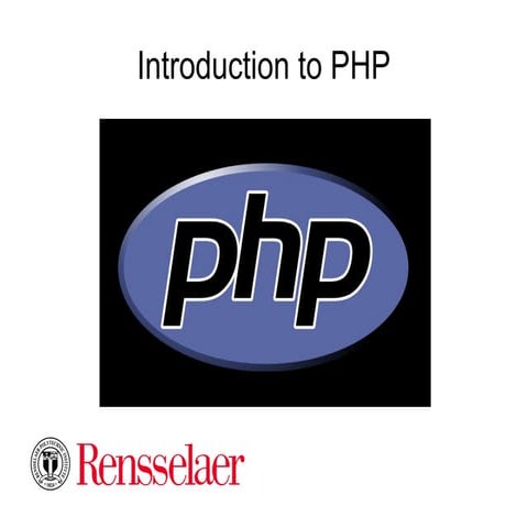 Introduction to PHP.ppt