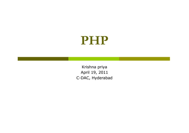 Php introduction