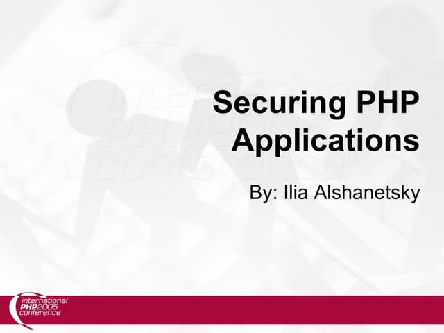 Php Security