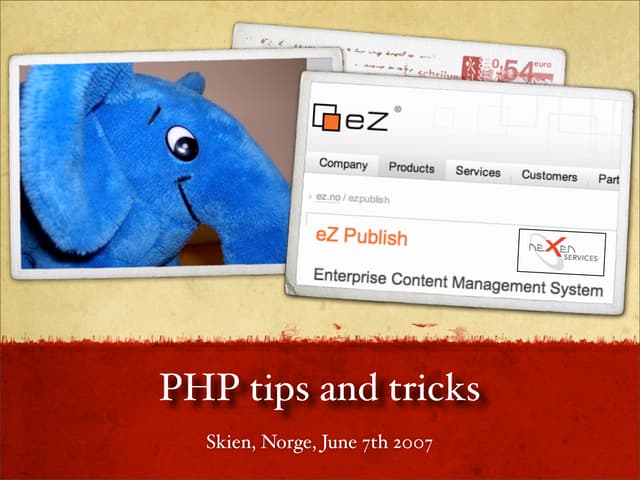 PHP tips and tricks | PDF