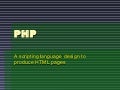 PHP Workshop Notes