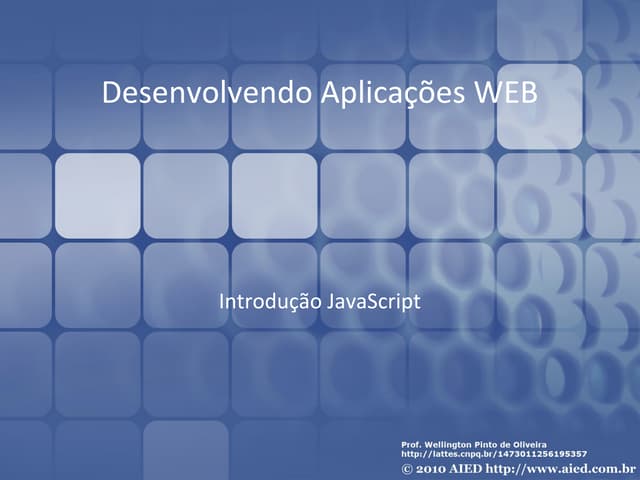 Curso PHP: Básico JavaScript