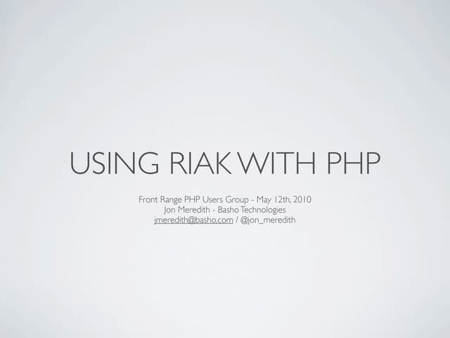 PHP API