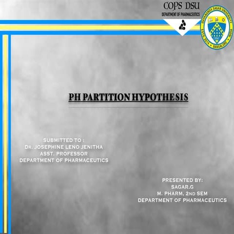 Ph partion hypotesis