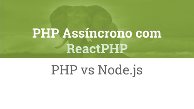 Php assíncrono com_react_php