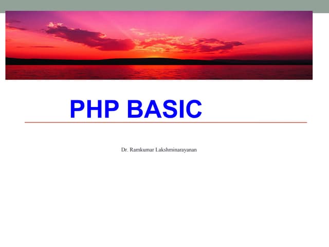 Php Tutorial