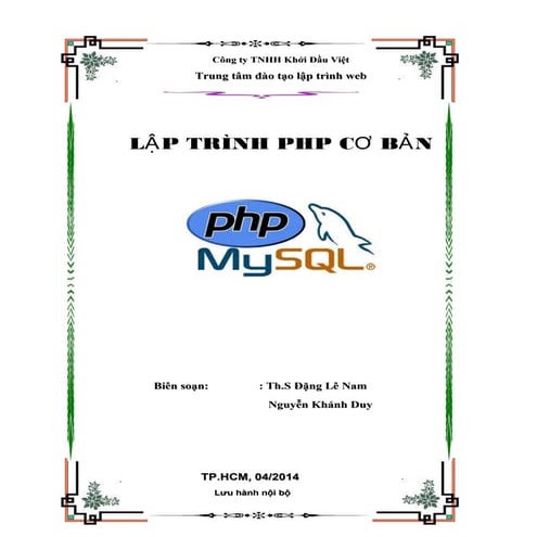 Php cơ bản của trung tâm hocweb.com.vn