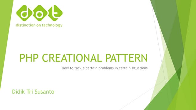 Php creational pattern