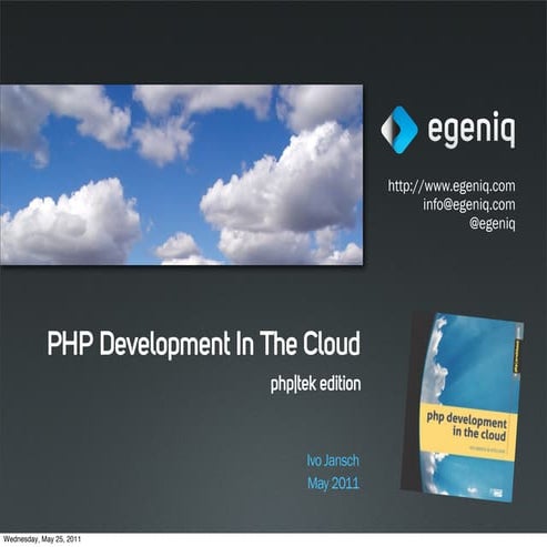 PHP Development In The Cloud (php|tek edition) | PDF