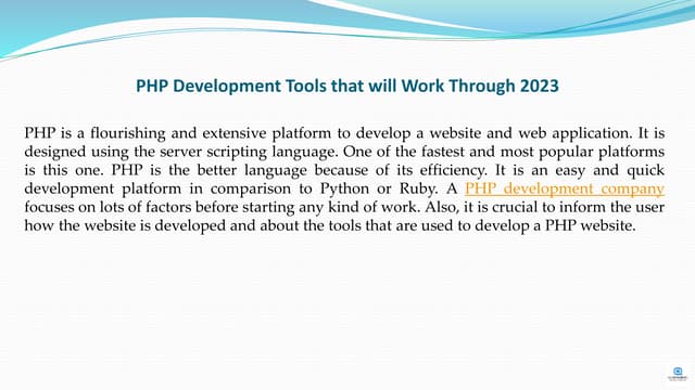 PHP Development Tools that will Work Through 2023