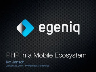 PHP in a mobile ecosystem 