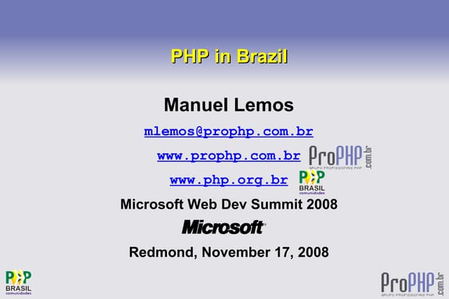 PHP In Brazil