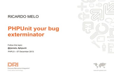PHPUnit your bug exterminator