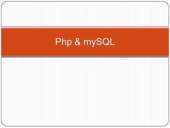 Php & my sql