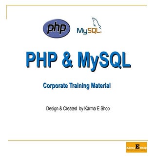 Php mysql ppt