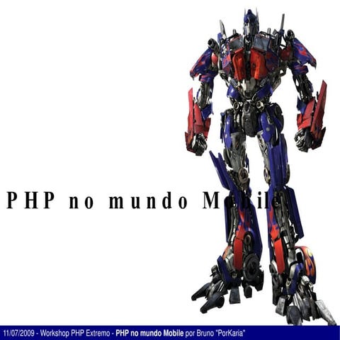 PHP no mundo Mobile
