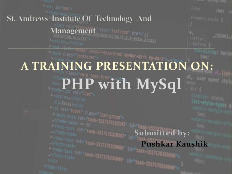 Php ppt
