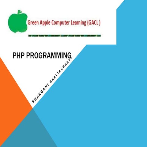 PHP programmimg | PPTX