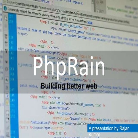 PhpRain- Build better web