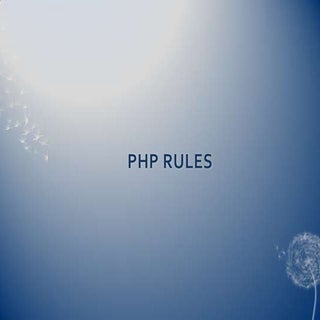 Php rules