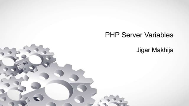 Php server variables