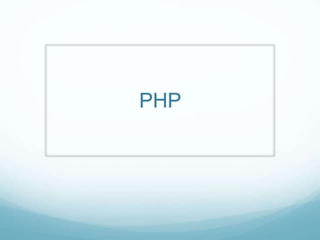 Php talk