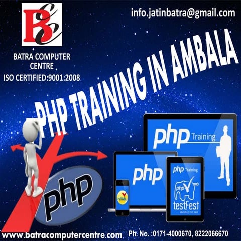 PHP Training In Ambala! BATRA COMPUTER CENTER