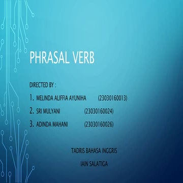 Phrasal verb[1]
