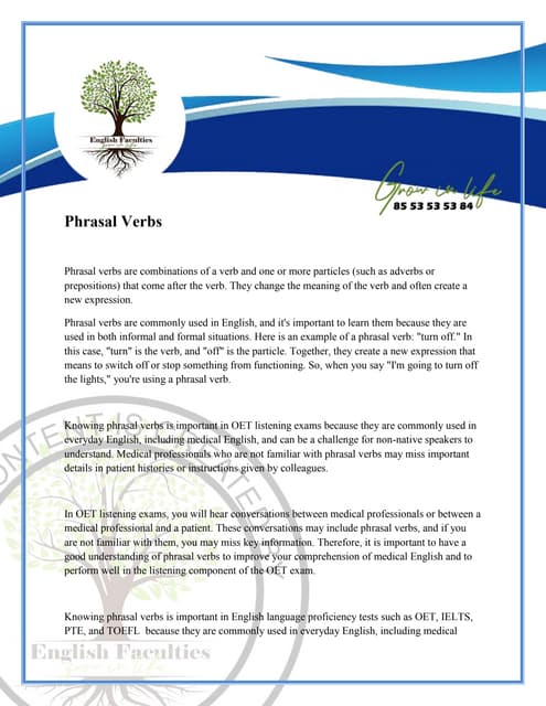 2000 Common Phrasal Verbs List From Az English Verbs Phrasal Verbs