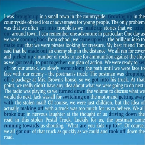 Phrasal verbs. tuto 2