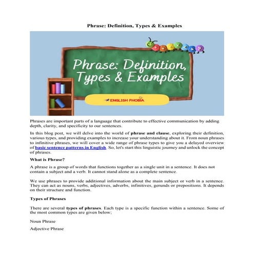Phrase Definition, Types and Examples.pdf