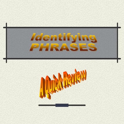 Phrases