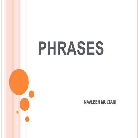 Phrases