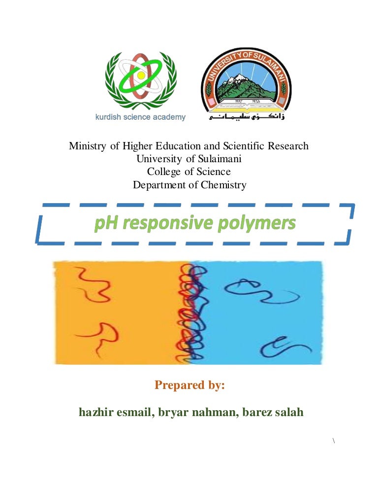 Ph Response Polymers : pH-Responsive polymers: synthesis, properties ...