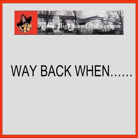 PHS 1960 Reunion Slide Show | PPT