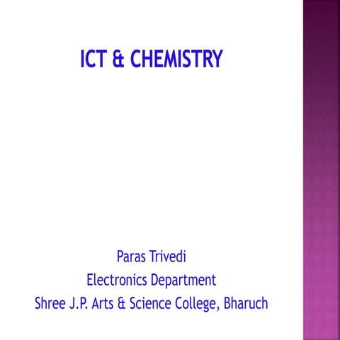 ICT & Chemistry