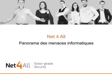 Panorama des menaces informatiques - Philippe Humeau, Net4All