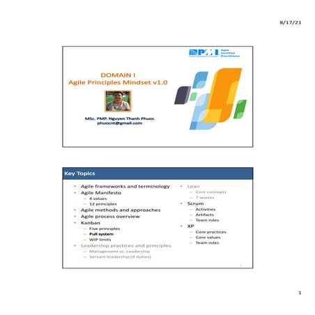 PMI-ACP: Domain 1 - Agile principles and mindset-v2.2_lite_2_84_pages