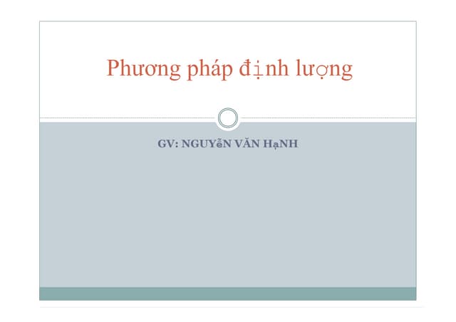 Phuong phap dinh luong (so luong vsv) 2